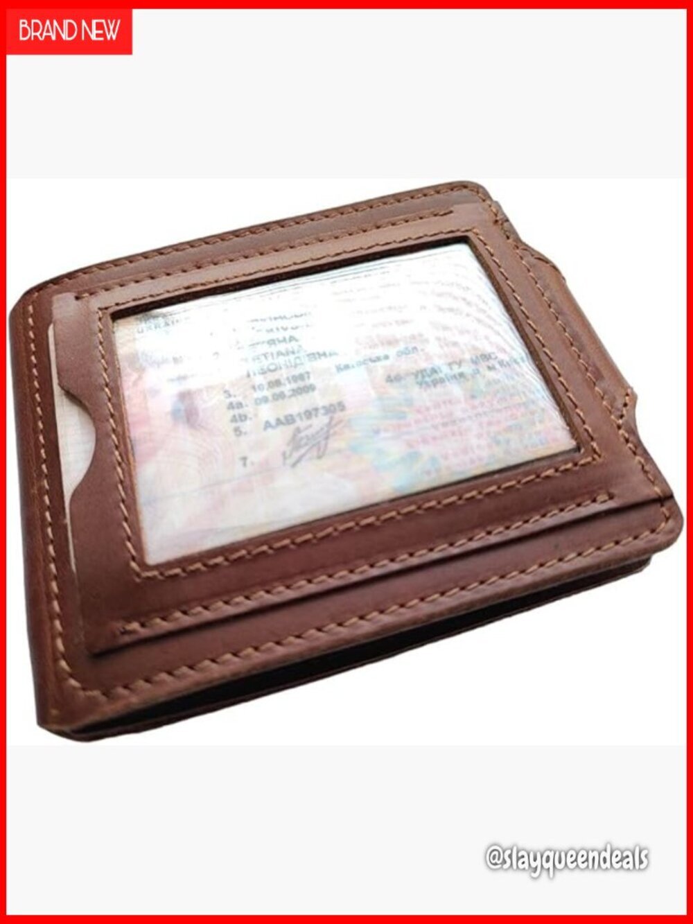 Slim Bifold Leather Wallet with Money Clip RFID Blocking Coin Pocket